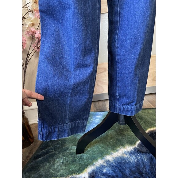 Vintage 1980's Lee Pleated Medium Washed High Waisted Jeans size 11M USA Hipster - Picture 4 of 10